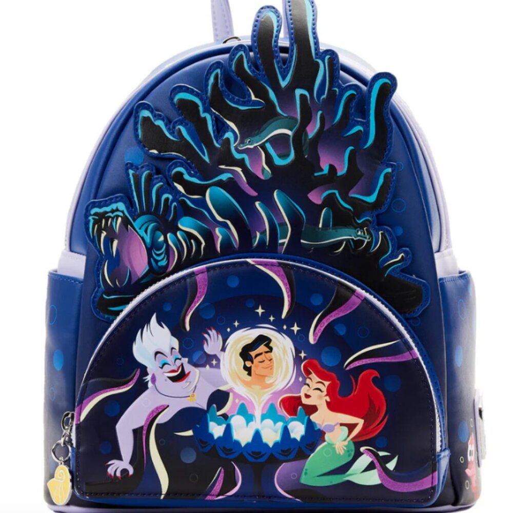 Loungefly Disney The Little Mermaid Ursula Lair Mini Backpack